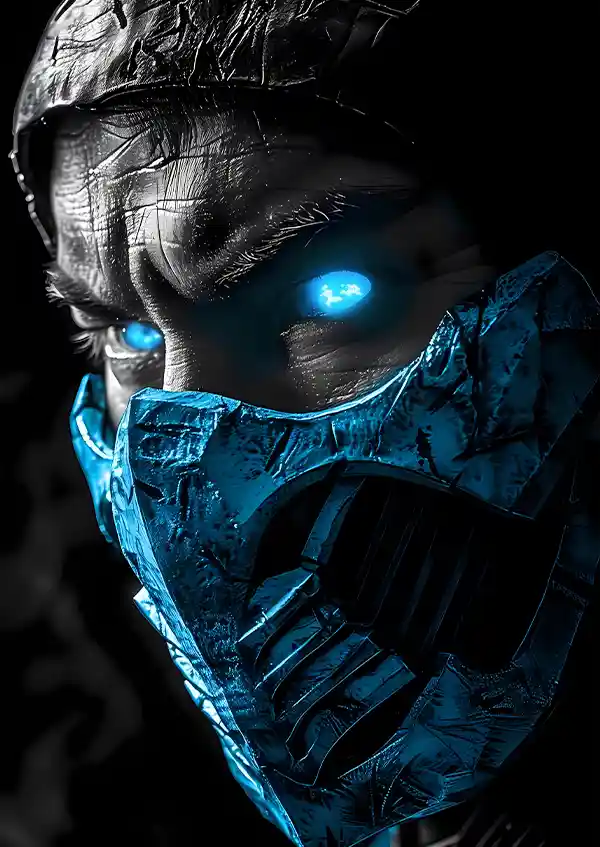 ERTGERG متال پوستر طرح بازی Mortal Kombat طرح ساب زیرو کد L1249 - Image 1