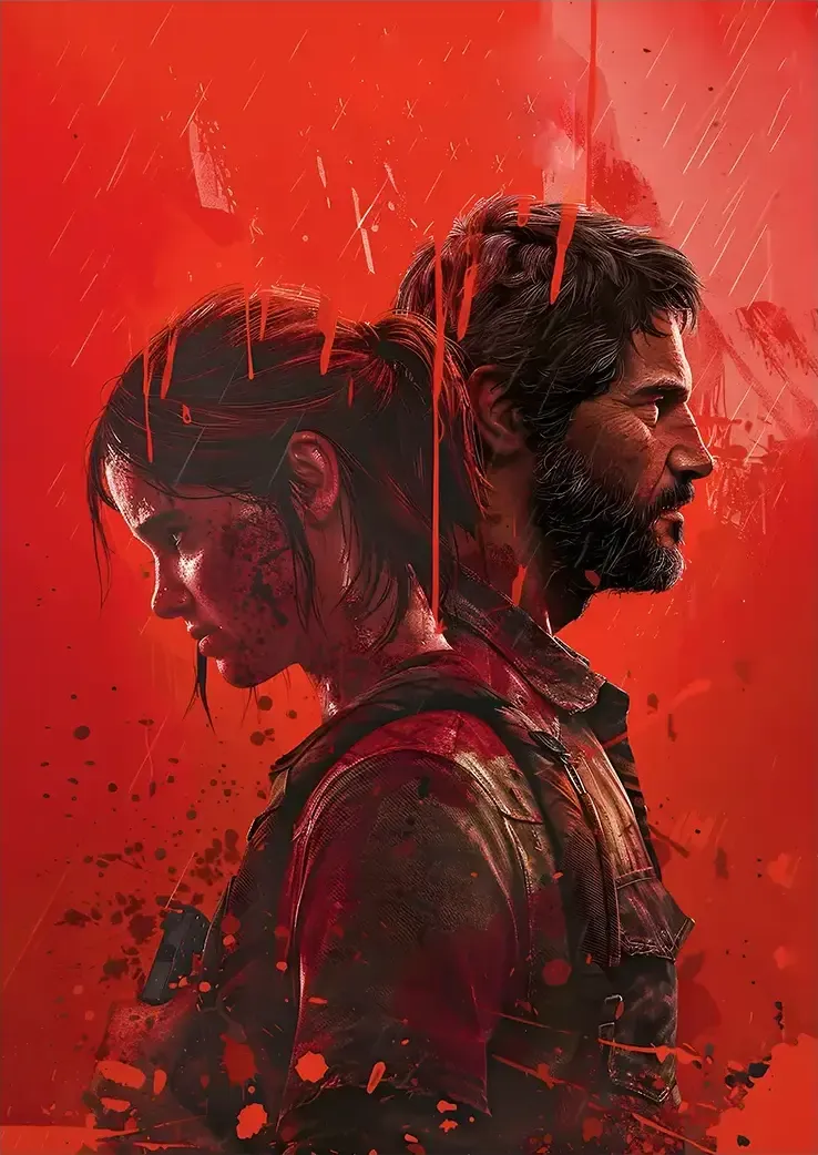 L1009-metalposter-01 متال پوستر طرح بازی The Last of Us کد L1009 - Image 1