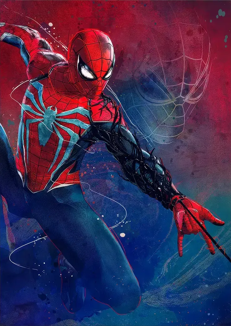 L1049-metalposter-01 متال پوستر طرح اسپایدرمن کد L1049 - Image 1