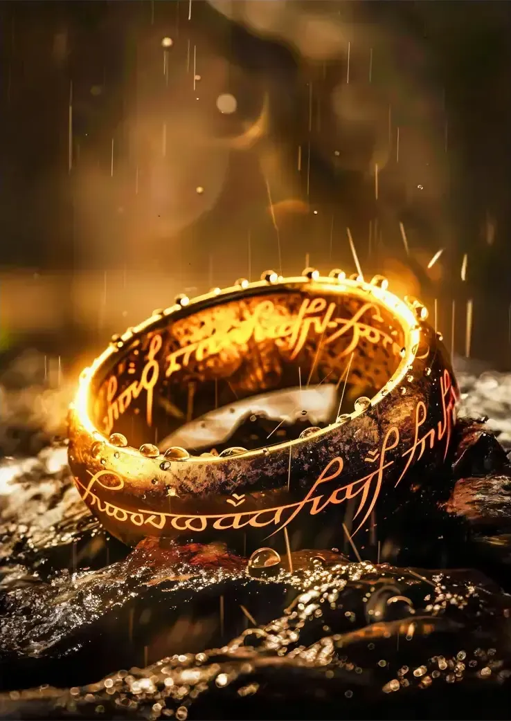 L1054-metalposter-01 متال پوستر طرح ارباب حلقه ها کد L1054 - Image 1