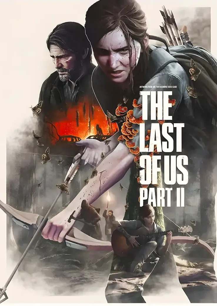 L1057-metalposter-01 متال پوستر طرح The Last of Us کد L1057 - Image 1