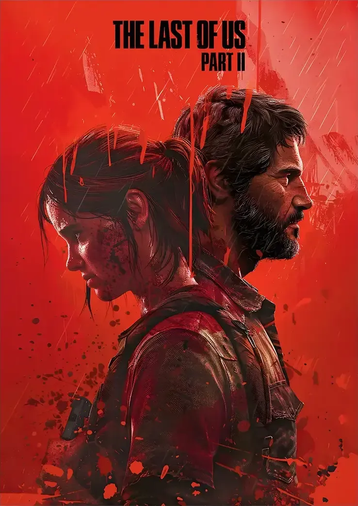L1067-metalposter-01 متال پوستر طرح بازی The Last of Us کد L1067 - Image 1