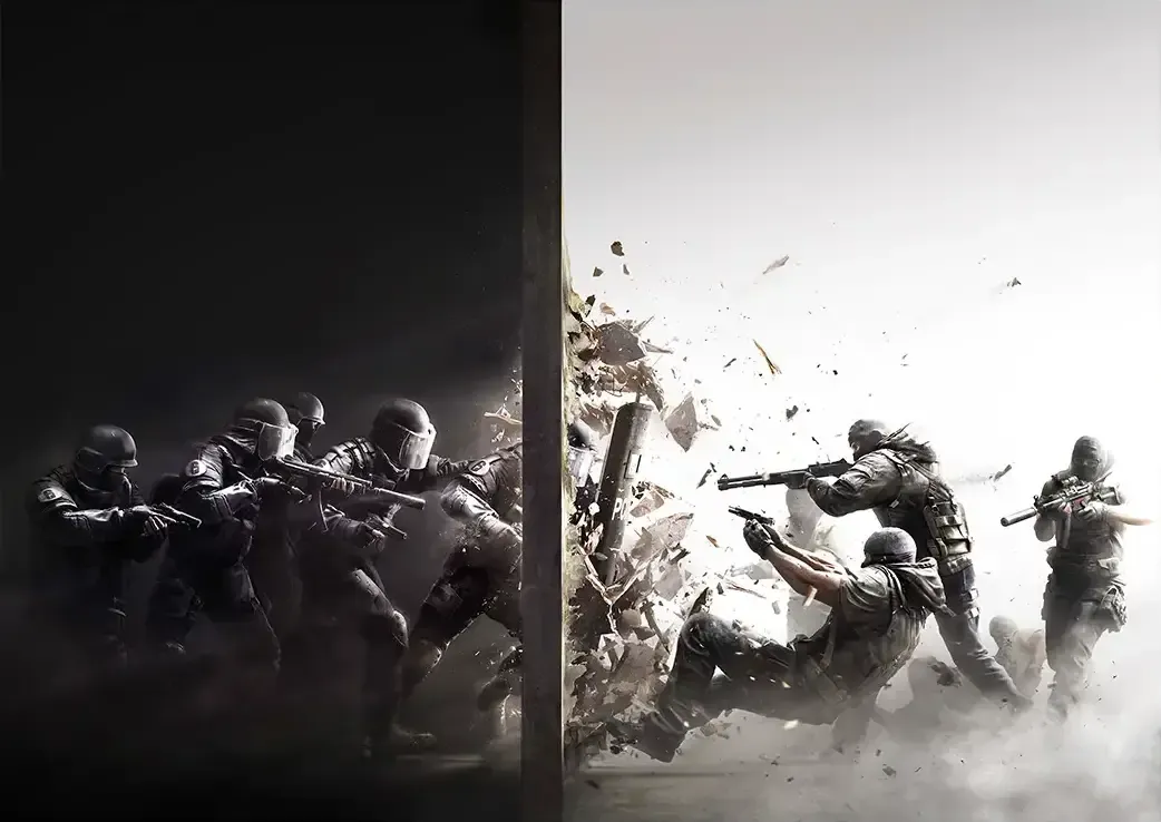 L1084-metalposter-01 متال پوستر طرح بازی Rainbow Six کد L1084 - Image 1