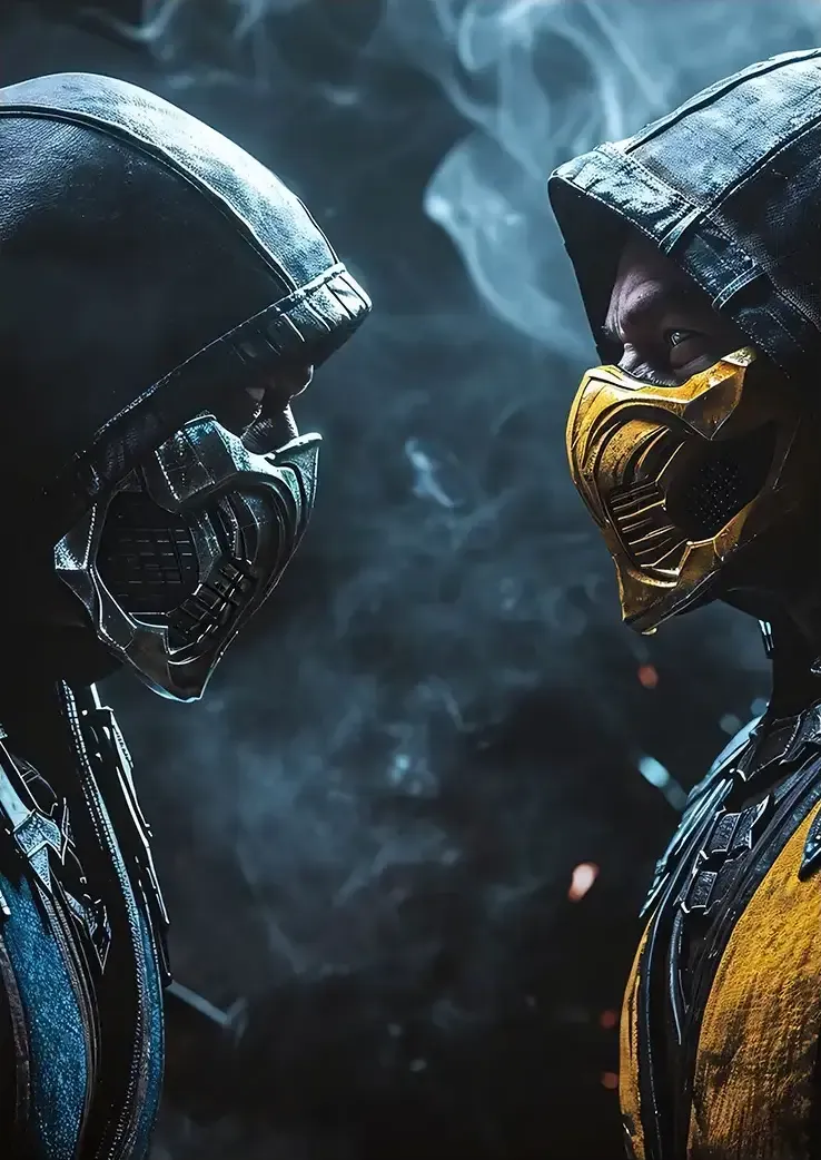 L1094-metalposter-01 متال پوستر طرح بازی Mortal Kombat کد L1094 - Image 1
