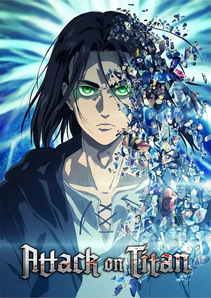 L1123-metalposter-01 متال پوستر انیمه Attack On Titan طرح ارن یگر کد L1123 - Image 1