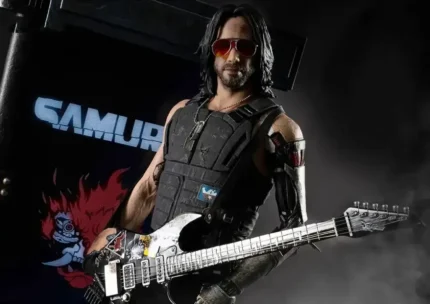 متال پوستر طرح بازی Cyberpunk 2077 کد L1287