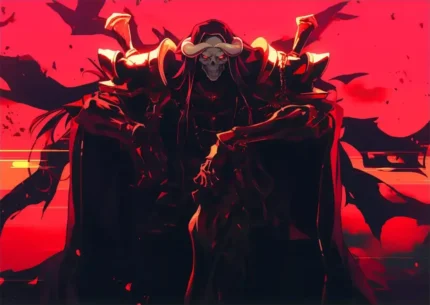 متال پوستر انیمه Overlord طرح Ainz Ooal Gown کد L1316