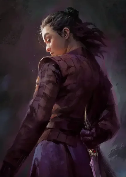 متال پوستر سریال Game of Thrones طرح آریا کد L1323