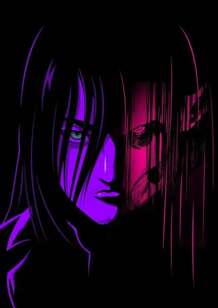 متال پوستر انیمه Attack on Titan طرح ارن یگر کد L1328