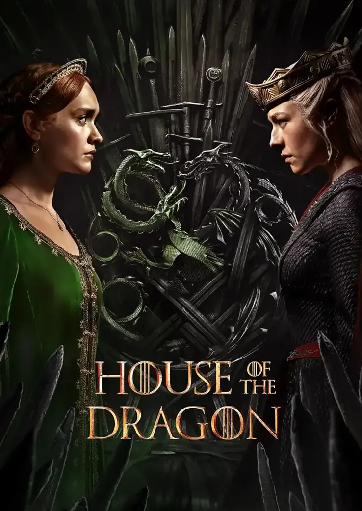 L1329-metalposter-01 متال پوستر طرح سریال House of the Dragon کد L1329 - Image 1