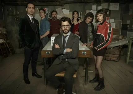 متال پوستر طرح سریال Money Heist کد L1337