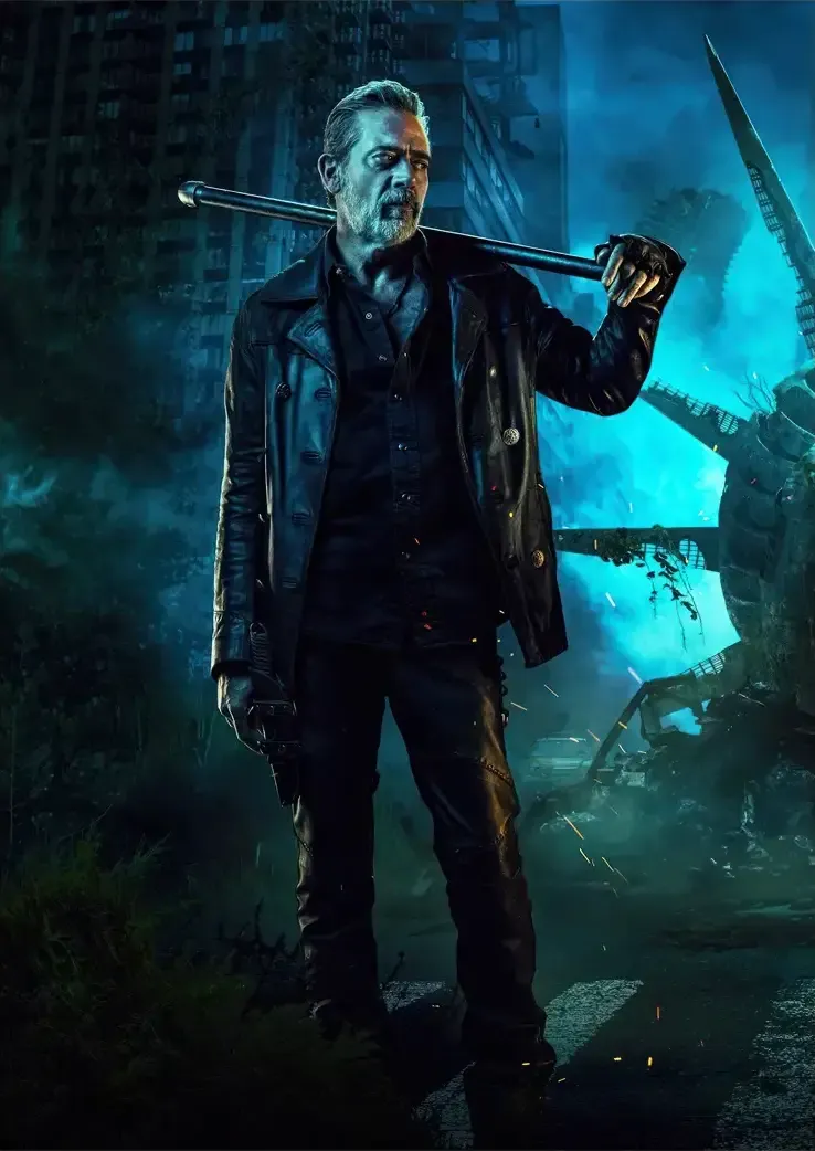 L1392-metalposter-01. متال پوستر سریال The Walking Dead طرح Negan کد L1392 - Image 1