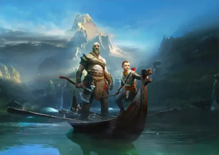 متال پوستر طرح بازی God Of War کد L1400