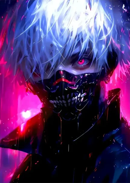 متال پوستر انیمه Tokyo Ghoul طرح Ken Kaneki کد L1411