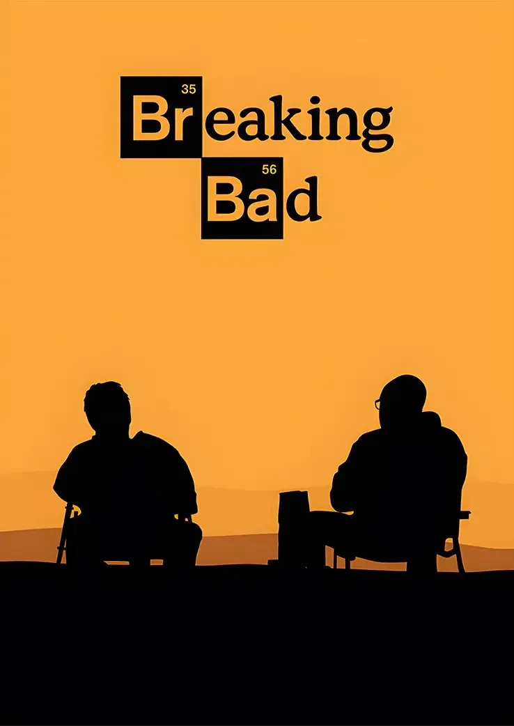 L1428-metalposter-01 متال پوستر طرح سریال Breaking Bad کد L1428 - Image 1