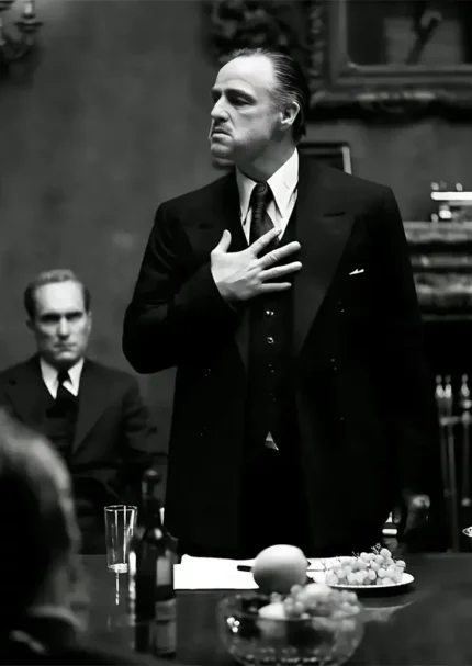 متال پوستر سینمایی Godfather طرح Vito Corleone کد L1447