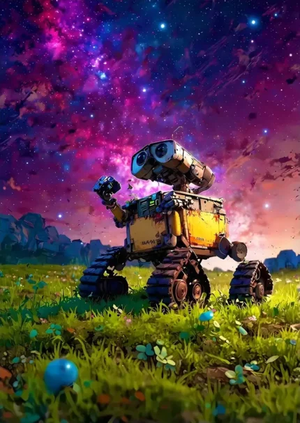 متال پوستر طرح انیمیشن WALL-E کد L1450