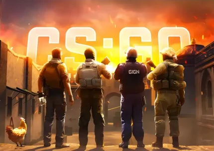 متال پوستر طرح بازی Counter-Strike GO کد L1461