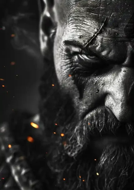 متال پوستر بازی God Of War طرح کریتوس کد L1470