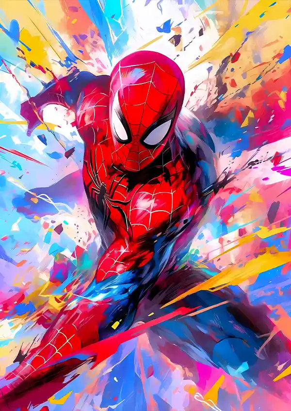 L1493-metalposter-01 متال پوستر طرح اسپایدرمن کد L1493 - Image 1