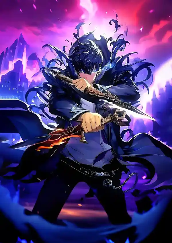 L1499-metalposter-01 متال پوستر طرح انیمه Solo Leveling کد L1499 - Image 1