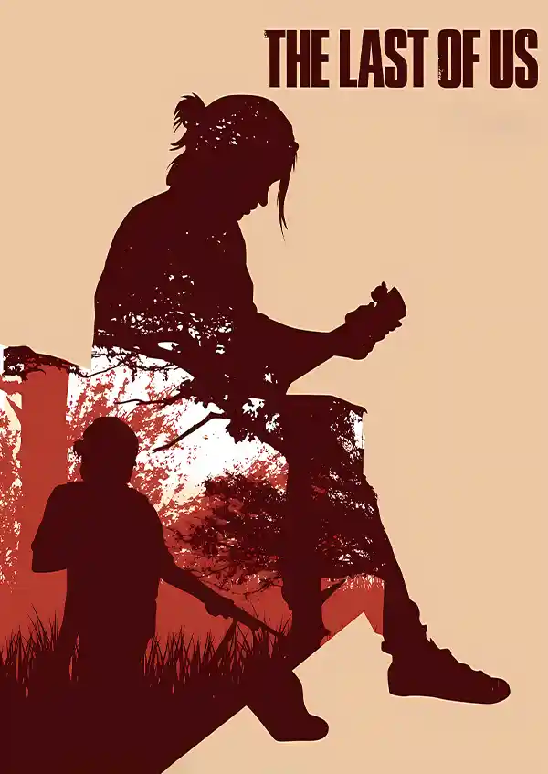 L1504-metalposter-01 متال پوستر طرح بازی The Last Of Us کد L1504 - Image 1