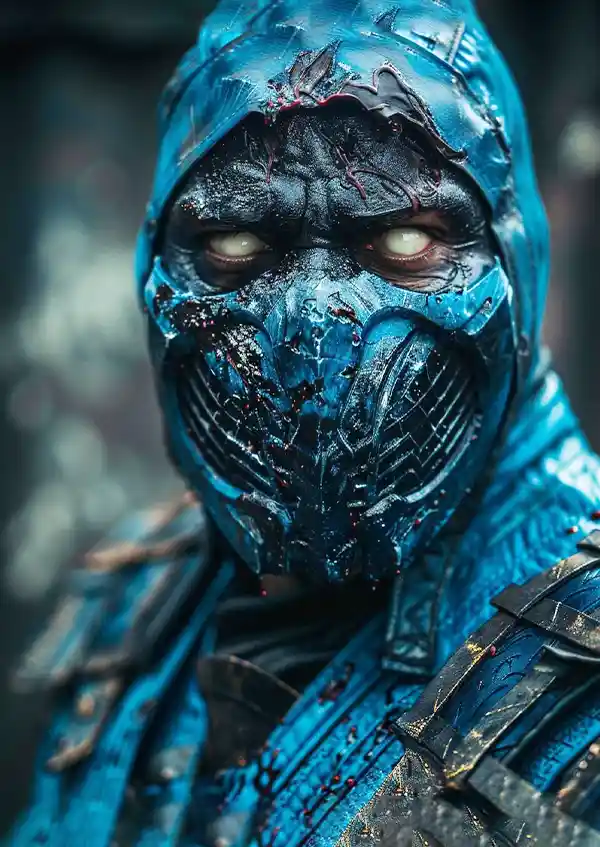 L1525-metalposter-01 متال پوستر بازی Mortal Kombat طرح ساب زیرو کد L1525 - Image 1