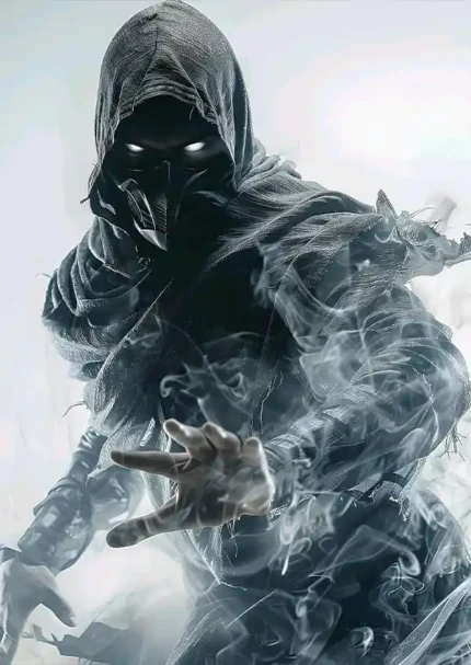 متال پوستر بازی Mortal Kombat طرح Noob Saibot کد L1533