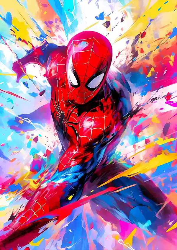 L1572-metalposter-01 متال پوستر طرح اسپایدرمن کد L1572 - Image 1