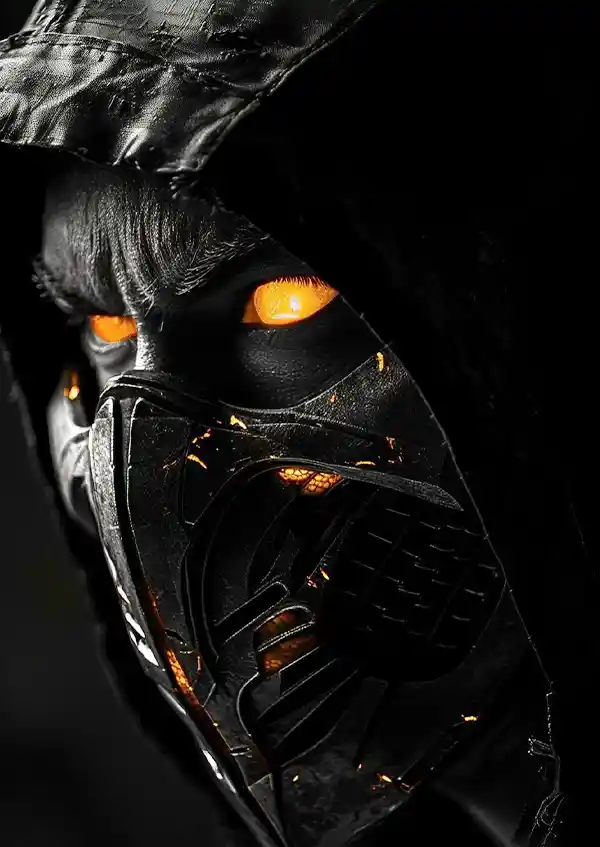 L1592-metalposter-01 متال پوستر بازی Mortal Kombat طرح اسکورپیون کد L1592 - Image 1