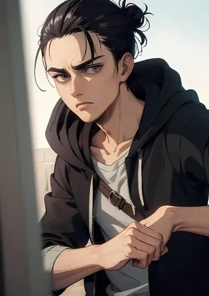 متال پوستر انیمه Attack On Titan طرح ارن یگر کد L1593