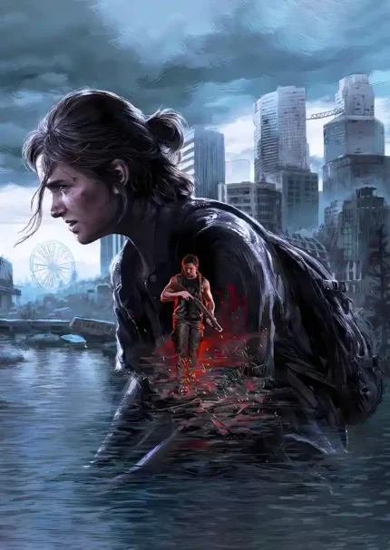 متال پوستر طرح بازی The Last Of Us کد L1610