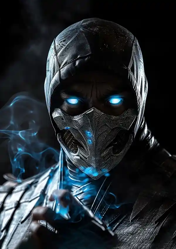 L1615-metalposter-01 متال پوستر بازی Mortal Kombat طرح ساب زیرو کد L1615 - Image 1