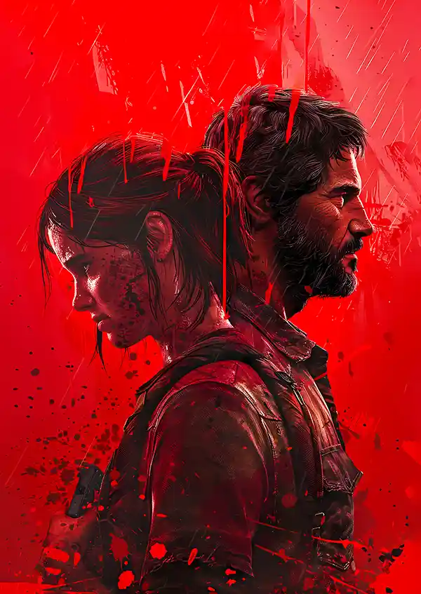 L1634-metalposter-01 متال پوستر طرح بازی The Last Of Us کد L1634 - Image 1