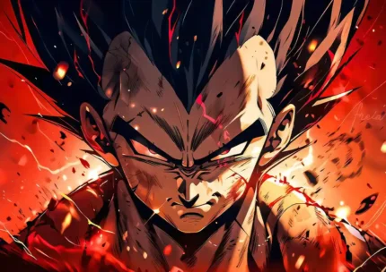 متال پوستر انیمه Dragon Ball Z طرح Son Goku کد L1642