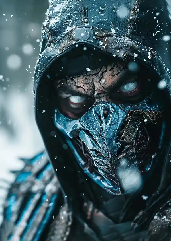 L1654-metalposter-01 متال پوستر بازی Mortal Kombat طرح ساب زیرو کد L1654 - Image 1