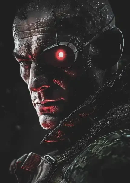 متال پوستر بازی Mortal Kombat طرح Kano کد L1672