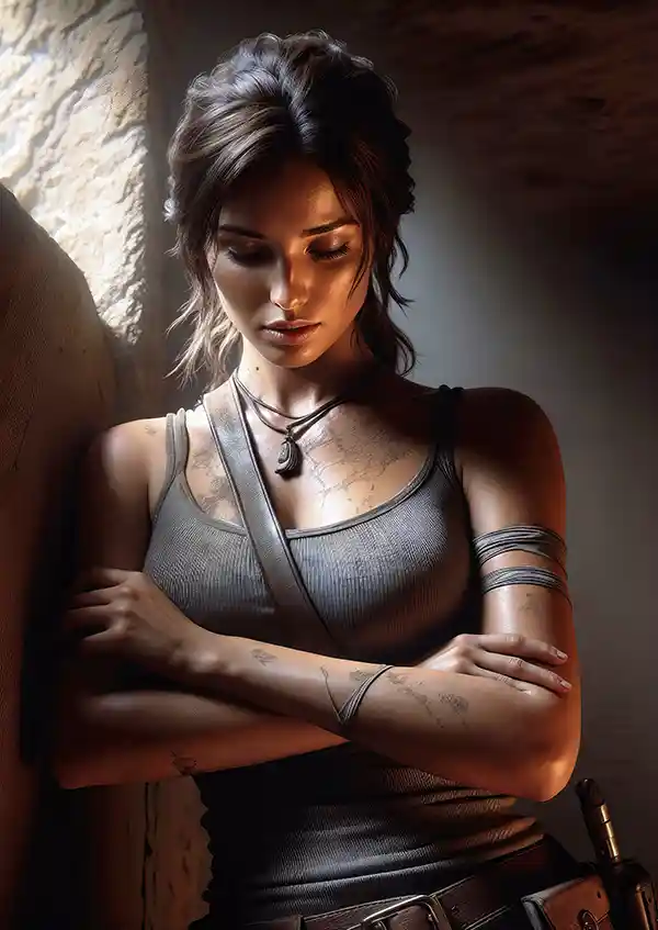 L1674-metalposter-01 متال پوستر طرح بازی Tomb Raider کد L1674 - Image 1