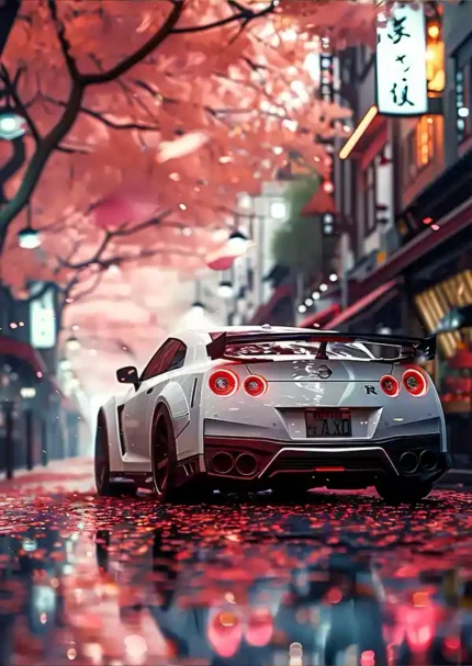 متال پوستر طرح ماشین نیسان GTR کد L1681