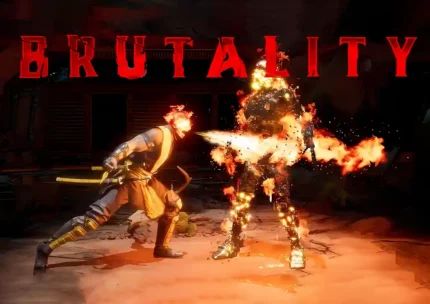 متال پوستر طرح Fatality بازی Mortal Kombat کد L1723