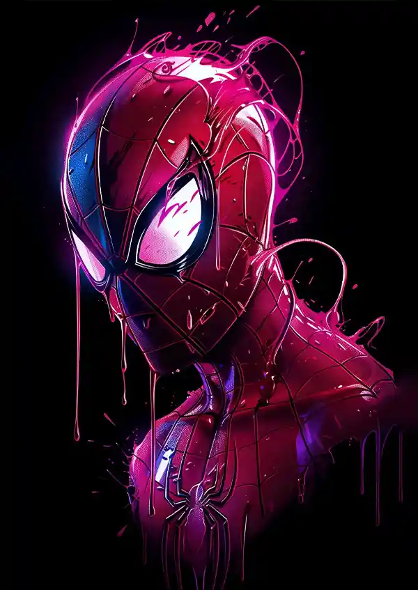 L1740-metalposter-01 متال پوستر طرح اسپایدرمن کد L1740 - Image 1