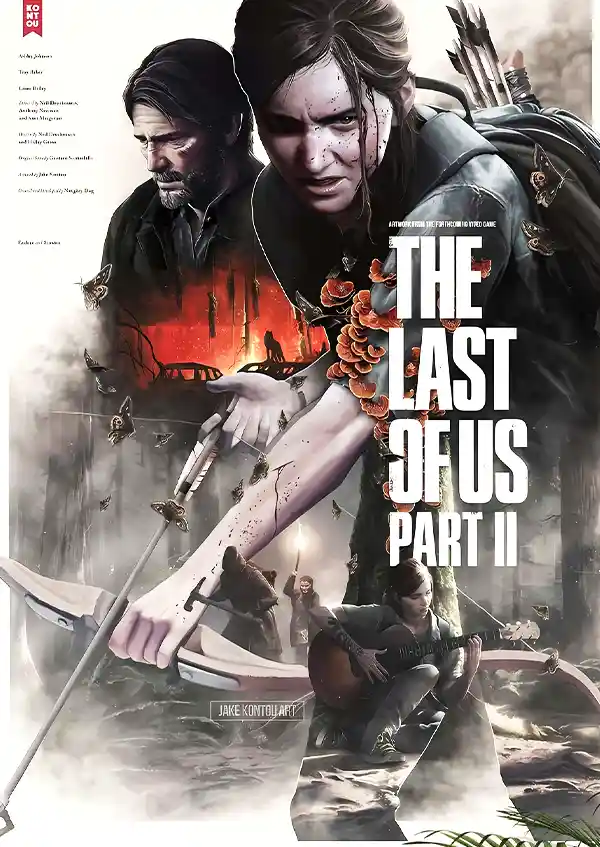 L1741-metalposter-01 متال پوستر طرح بازی The Last Of Us کد L1741 - Image 1