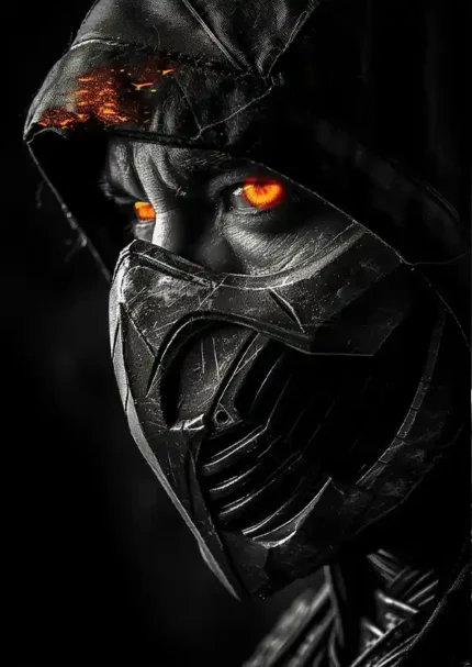 متال پوستر بازی Mortal Kombat طرح اسکورپیون کد L1781