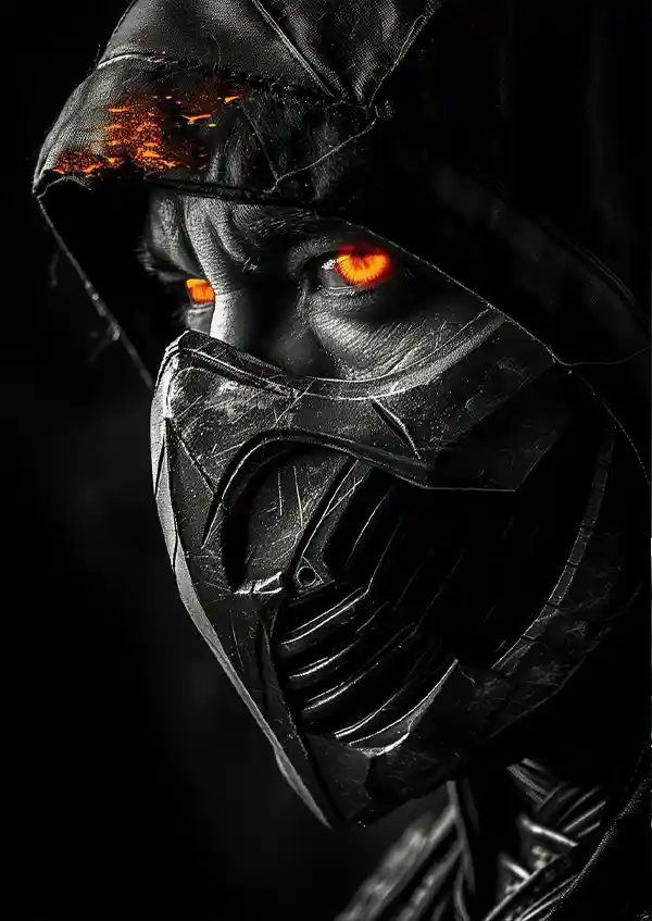 L1781-metalposter-01 متال پوستر بازی Mortal Kombat طرح اسکورپیون کد L1781 - Image 1