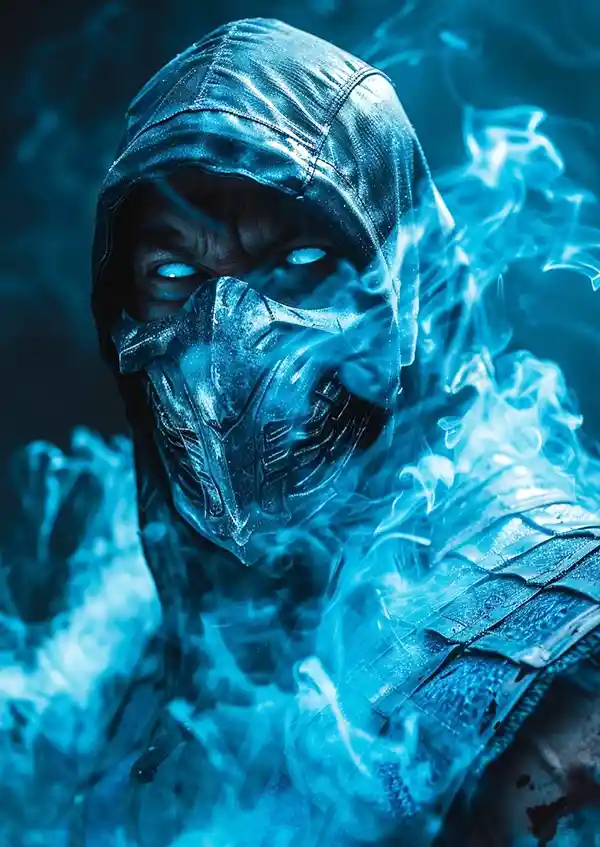 L1786-metalposter-01 متال پوستر بازی Mortal Kombat طرح ساب زیرو کد L1786 - Image 1