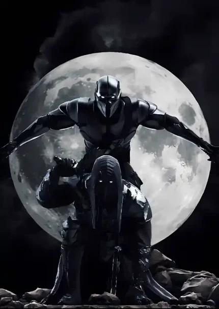 متال پوستر بازی Mortal Kombat طرح Noob Saibot کد L1792