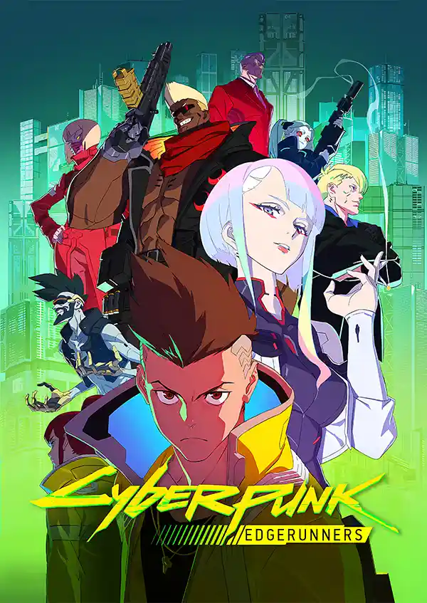 L1821-metalposter-01 متال پوستر طرح انیمه Cyberpunk: Edgerunners کد L1821 - Image 1