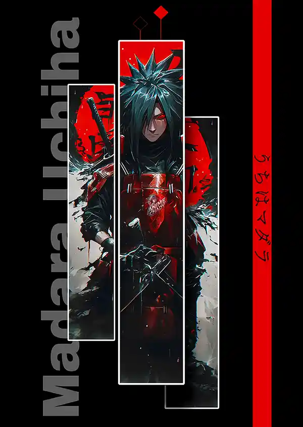 L1841-metalposter-01 متال پوستر انیمه ناروتو طرح ایتاچی کد L1841 - Image 1