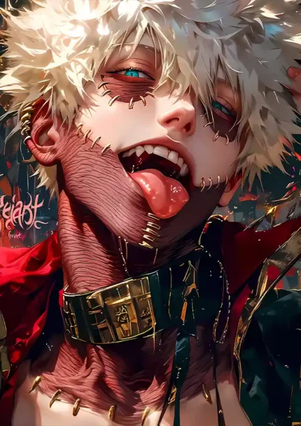 متال پوستر انیمه My Hero Academia طرح Dabi کد L1846