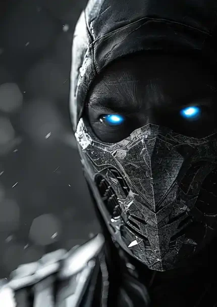 متال پوستر طرح بازی Mortal Kombat طرح ساب زیرو کد L1165
